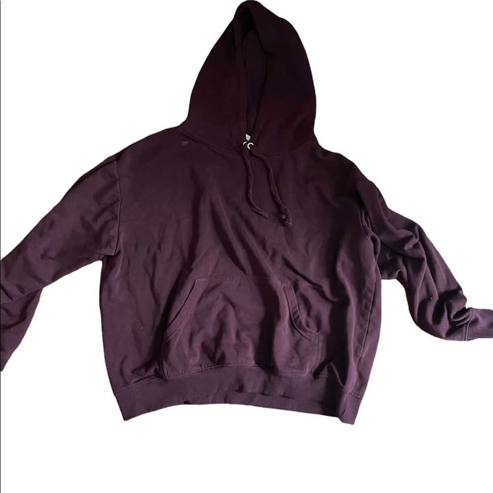 Basic Maroon Sweatshirt H&M Size Large